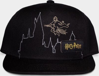 HARRY POTTER: MEN'S SNAPBACK CAP BLACK (CAPPELLINO)