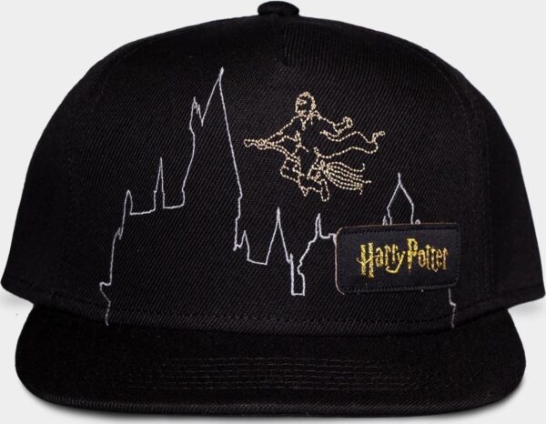 HARRY POTTER: MEN'S SNAPBACK CAP BLACK (CAPPELLINO)