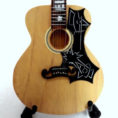 MINI CHITARRA DA COLLEZIONE REPLICA IN LEGNO -ELVIS PRESLEY