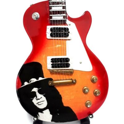 MINI CHITARRA DA COLLEZIONE REPLICA IN LEGNO -GUNS N ROSES - TRIBUTE - SLASH