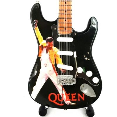 MINI CHITARRA DA COLLEZIONE REPLICA IN LEGNO - MERCURY FREDDY