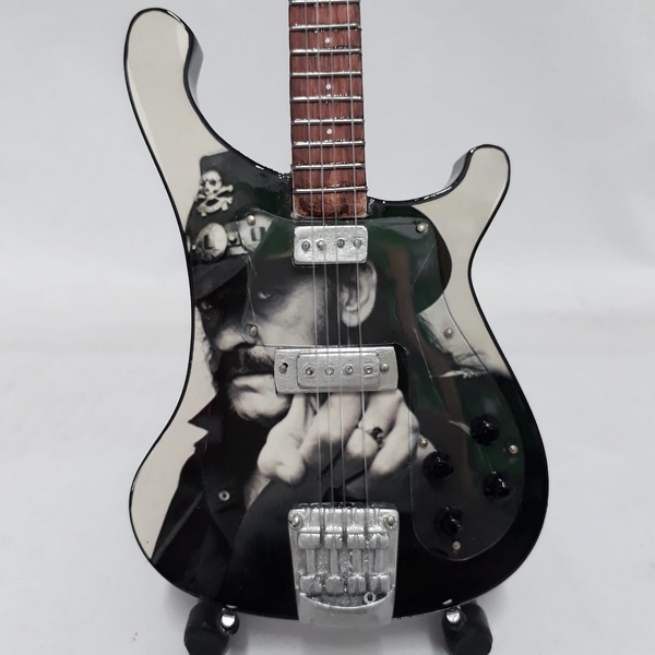 MINI CHITARRA DA COLLEZIONE REPLICA IN LEGNO LEMMY