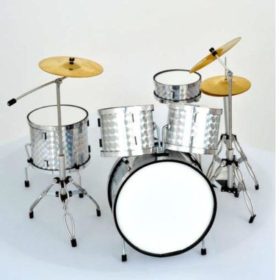 MINI BATTERIA DA COLLEZIONE MOD.SILVER CHROME