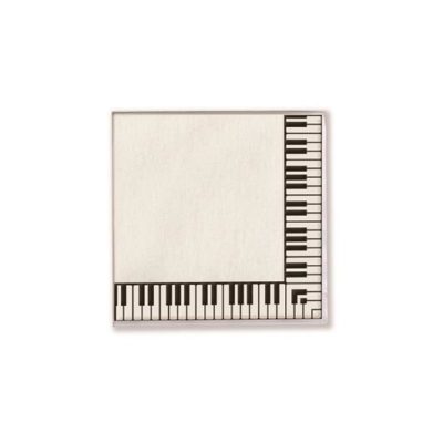 PAPER TOVAGLIOLI PIANO 25X25CM