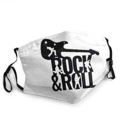 MASCHERINA BIANCA ROCK&ROLL